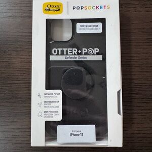 BRAND NEW OtterBox Defender Series Case with PopSocket for iPhone 11 - Black